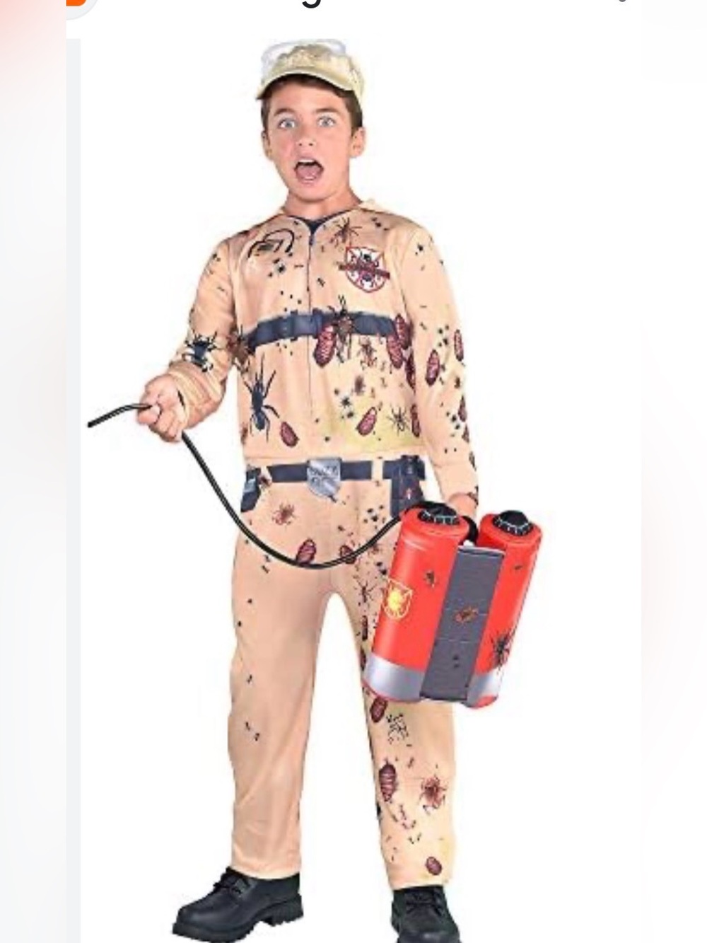 Bug Out Bug Man Kids Costume, Kids Size Large, Package includes: Jumpsuit